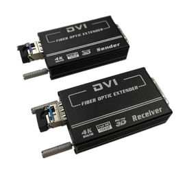 vídeo manual del 1.4km EDID DVI al convertidor de la fibra mini solo modo de 4K x de 2K 2 años de garantía