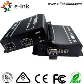 Intensidad del color del pedazo del transmisor y del receptor 1080P 24 de la fibra óptica del ratón HDMI del teclado de KVM USB