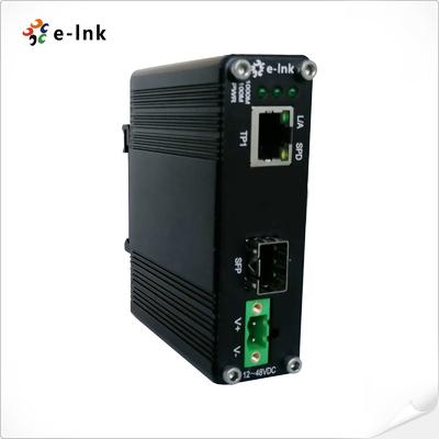Convertidor de los medios de Ethernet de Mini Type Industrial Fiber Optic /1000M 10/100 48VDC
