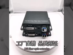 Extensor óptico 4K UHD DVI, diseño compacto, solución de larga distancia