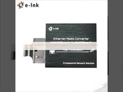 Convertidor de Ethernet de Gigabit a Fibra de Medios Ultracompacto con USB