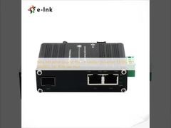 Mini Convertidor de Medios Gigabit PoE++ Industrial 10/100/100 IEEE802.3bt 90W por Puerto