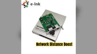 El convertidor de medios de fibra extiende la red 2 km