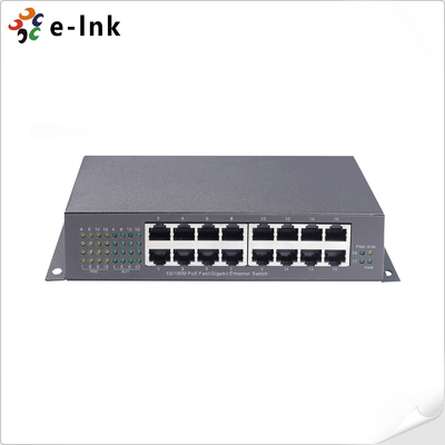 16 Port 10/100M TP Ethernet POE Switch 2 Port 1000M SFP Managed Fiber Ethernet Switch