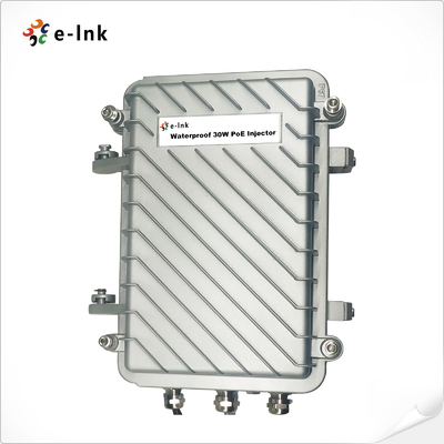 Industrial PoE Injector 30W Output 6KV Surge Safe Outdoor Installation
