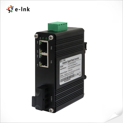 Auto MDI 30W Fiber Optical Media Converter 1 Port 100Base-FX Aluminum Case