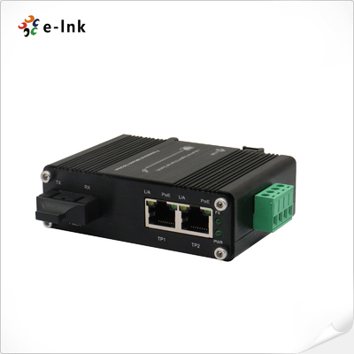 Auto MDI 30W Fiber Optical Media Converter 1 Port 100Base-FX Aluminum Case