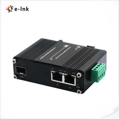 PWR  90W POE Fiber Media Converter 1 Port 100/1000X SFP Wall Mount