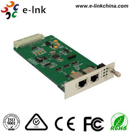 Centralized Manageable Ethernet Fiber Media Converter , 16 Slots Fiber Optic Media Converter