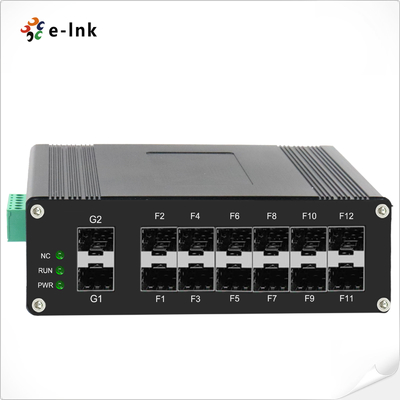 Industrial L2+ Managed 14 Port Gigabit SFP Switch for Industrial Control Systems