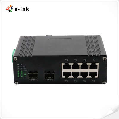 Industrial PoE Switch 8 Port PoE++ 60W Hardened Rugged Design