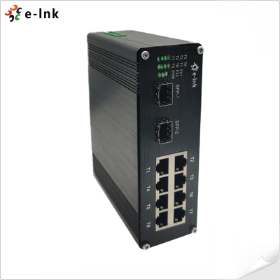Industrial PoE Switch 8 Port PoE++ 60W Hardened Rugged Design
