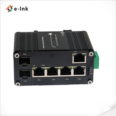 Industrial 7-Port PoE Powered Gigabit Switch with PoE Passthrough SFP