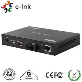 1 Channel HDMI Over Fiber Optic Extender 8 Watt With 1 Channel 10 / 100M Ethernet