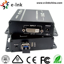 vídeo de 4K DVI a la ayuda video DVI 1,0/HDMI V1.4 de la tasa de bits de los Gbps del medios convertidor 3,40 de la fibra