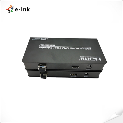 4K HDMI 2.0 KVM USB sobre el extensor de fibra óptica