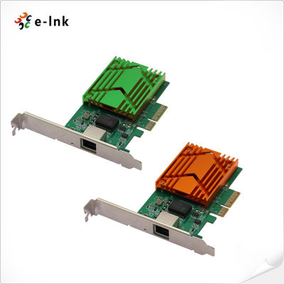 Tarjeta de red PCIe 10G de alta velocidad con 2.5G/5G/10G sobre cables Cat 5e/6/6a