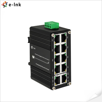 Interruptor Ethernet Gigabit de 10 puertos no administrado para el sector industrial, entrada de energía de 12~48VDC