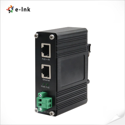 Divisor PoE LNK-INS901-12V con salida de 12VDC y transmisión de datos Gigabit