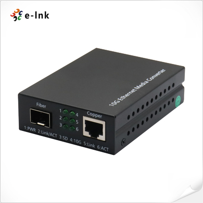 Transmisión de datos de configuración de convertidor de medios 10G Plug and Play