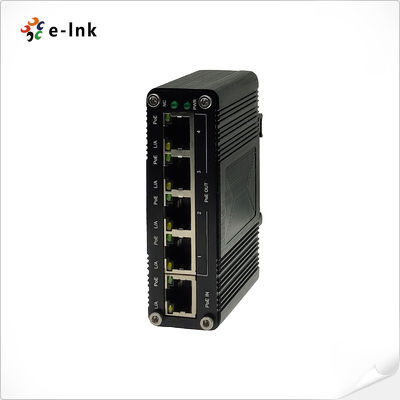 Industrial 1-puerto 95W PoE++ a 4-puerto Gigabit PoE Extender 400m Daisy-Chain
