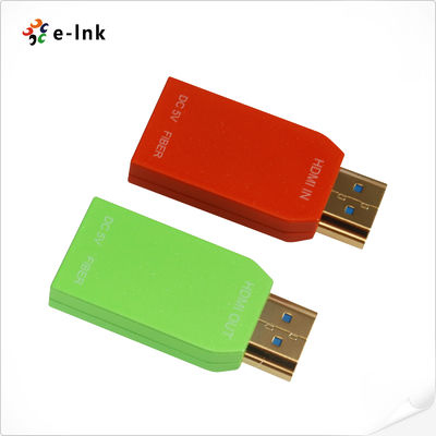 Mini 4K / 60Hz HDMI2.0 sobre el extensor de fibra óptica multimodo de un solo núcleo