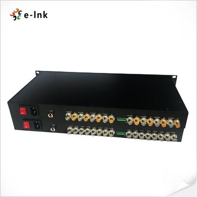 Convertidor de fibra 3G-SDI bidireccional de 4 canales