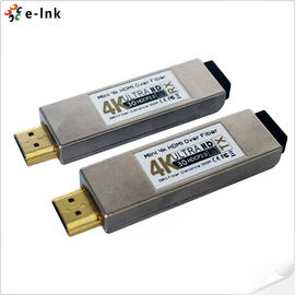 4K los mini 300m HDMI sobre el convertidor de la fibra óptica OM3 ningún suplemento de la fibra óptica de la pérdida del retraso