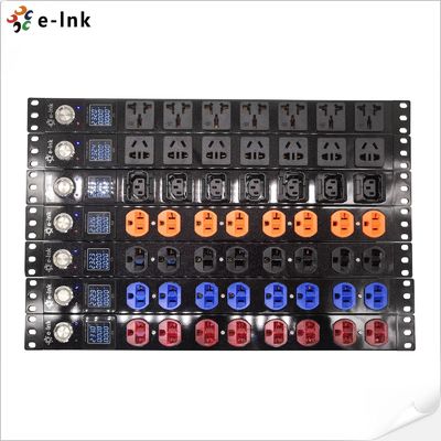 Exhibición de la unidad de distribución de poder de la pulgada 1U de 265VAC 2800W 19 OLED